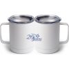 10 oz. White Stainless Steel Coffee Mug Thumbnail