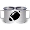 10 oz. White Stainless Steel Coffee Mug Thumbnail