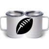 10 oz. White Stainless Steel Coffee Mug Thumbnail