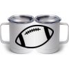 10 oz. White Stainless Steel Coffee Mug Thumbnail