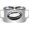 10 oz. White Stainless Steel Coffee Mug Thumbnail