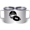 10 oz. White Stainless Steel Coffee Mug Thumbnail