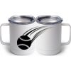 10 oz. White Stainless Steel Coffee Mug Thumbnail