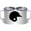10 oz. White Stainless Steel Coffee Mug Thumbnail