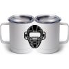 10 oz. White Stainless Steel Coffee Mug Thumbnail