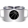 10 oz. White Stainless Steel Coffee Mug Thumbnail