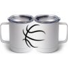 10 oz. White Stainless Steel Coffee Mug Thumbnail