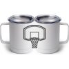 10 oz. White Stainless Steel Coffee Mug Thumbnail