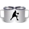 10 oz. White Stainless Steel Coffee Mug Thumbnail
