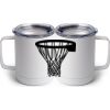 10 oz. White Stainless Steel Coffee Mug Thumbnail