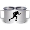 10 oz. White Stainless Steel Coffee Mug Thumbnail