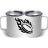 10 oz. White Stainless Steel Coffee Mug Thumbnail