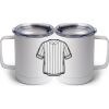 10 oz. White Stainless Steel Coffee Mug Thumbnail