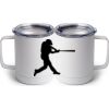 10 oz. White Stainless Steel Coffee Mug Thumbnail