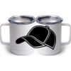10 oz. White Stainless Steel Coffee Mug Thumbnail