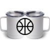 10 oz. White Stainless Steel Coffee Mug Thumbnail