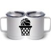 10 oz. White Stainless Steel Coffee Mug Thumbnail