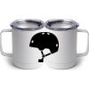 10 oz. White Stainless Steel Coffee Mug Thumbnail