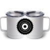 10 oz. White Stainless Steel Coffee Mug Thumbnail