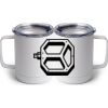 10 oz. White Stainless Steel Coffee Mug Thumbnail