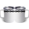 10 oz. White Stainless Steel Coffee Mug Thumbnail