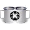 10 oz. White Stainless Steel Coffee Mug Thumbnail