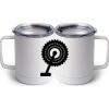 10 oz. White Stainless Steel Coffee Mug Thumbnail