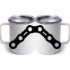 10 oz. White Stainless Steel Coffee Mug Thumbnail