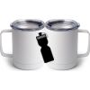 10 oz. White Stainless Steel Coffee Mug Thumbnail