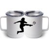 10 oz. White Stainless Steel Coffee Mug Thumbnail