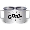 10 oz. White Stainless Steel Coffee Mug Thumbnail