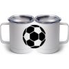 10 oz. White Stainless Steel Coffee Mug Thumbnail
