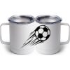 10 oz. White Stainless Steel Coffee Mug Thumbnail
