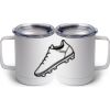 10 oz. White Stainless Steel Coffee Mug Thumbnail