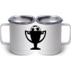10 oz. White Stainless Steel Coffee Mug Thumbnail