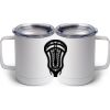 10 oz. White Stainless Steel Coffee Mug Thumbnail