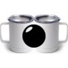 10 oz. White Stainless Steel Coffee Mug Thumbnail