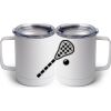 10 oz. White Stainless Steel Coffee Mug Thumbnail