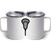 10 oz. White Stainless Steel Coffee Mug Thumbnail