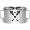 10 oz. White Stainless Steel Coffee Mug Thumbnail
