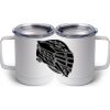 10 oz. White Stainless Steel Coffee Mug Thumbnail