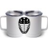10 oz. White Stainless Steel Coffee Mug Thumbnail