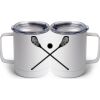 10 oz. White Stainless Steel Coffee Mug Thumbnail