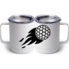 10 oz. White Stainless Steel Coffee Mug Thumbnail