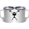 10 oz. White Stainless Steel Coffee Mug Thumbnail