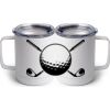 10 oz. White Stainless Steel Coffee Mug Thumbnail