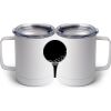 10 oz. White Stainless Steel Coffee Mug Thumbnail