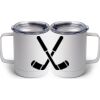 10 oz. White Stainless Steel Coffee Mug Thumbnail