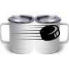 10 oz. White Stainless Steel Coffee Mug Thumbnail