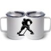 10 oz. White Stainless Steel Coffee Mug Thumbnail